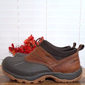 L.L Bean Storm Chaser 5  Leather Slip On Shoes Men's Sz 11M